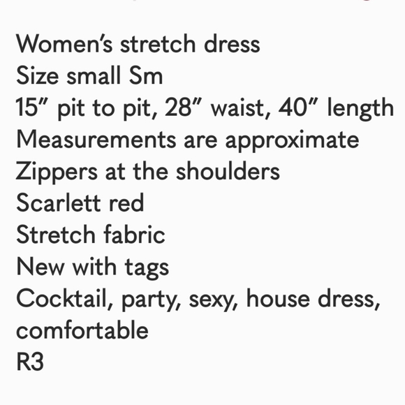 ❣Scarlet Red Wiggle Dress ❣ - Picture 9 of 9